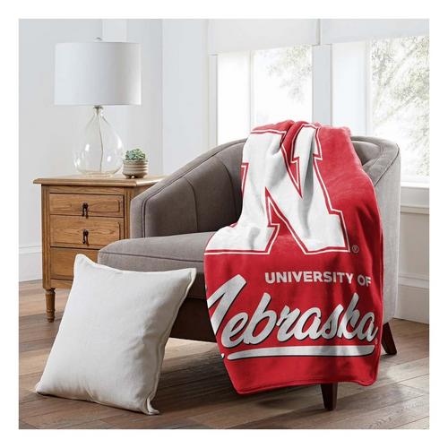 TheNorthwest Nebraska Cornhuskers Signature Raschel Throw Blanket - Primary Image