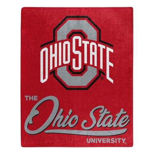 TheNorthwest Ohio State Buckeyes Signature Raschel Throw Blanket - Primary Image