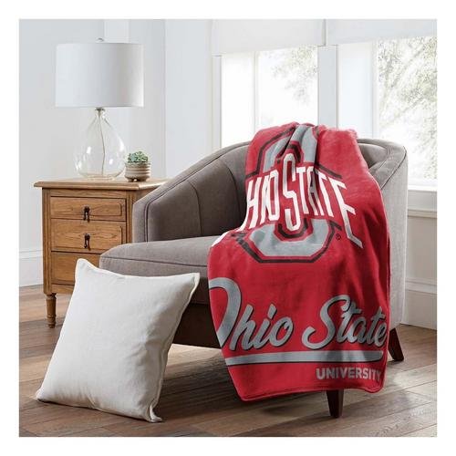 TheNorthwest Ohio State Buckeyes Signature Raschel Throw Blanket - Primary Image