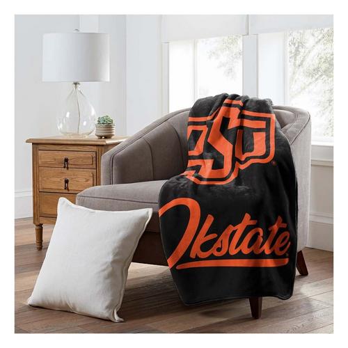 TheNorthwest Oklahoma State Cowboys Signature Raschel Throw Blanket - Primary Image