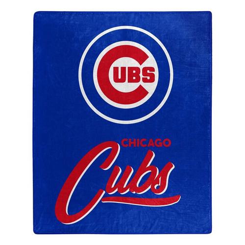 TheNorthwest Chicago Cubs Signature Raschel Throw Blanket - Primary Image