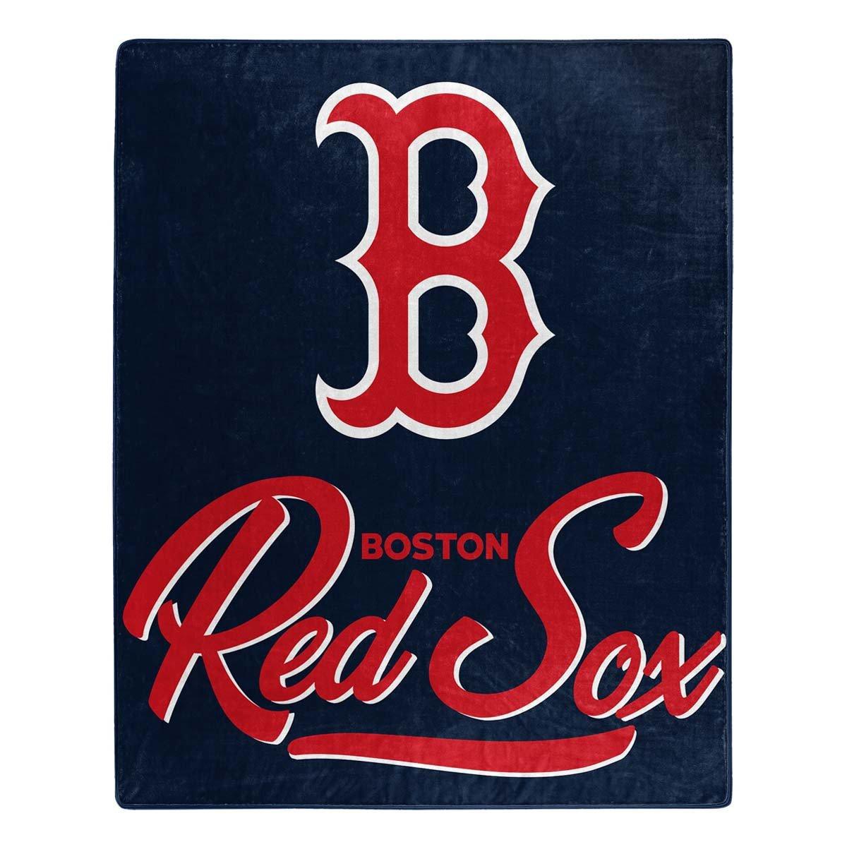 TheNorthwest Boston Red Sox Signature Raschel Throw Blanket