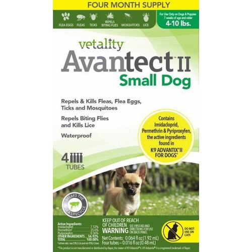 Vetality Avantect II Small Dog Topical Flea and Tick Protection - Primary Image
