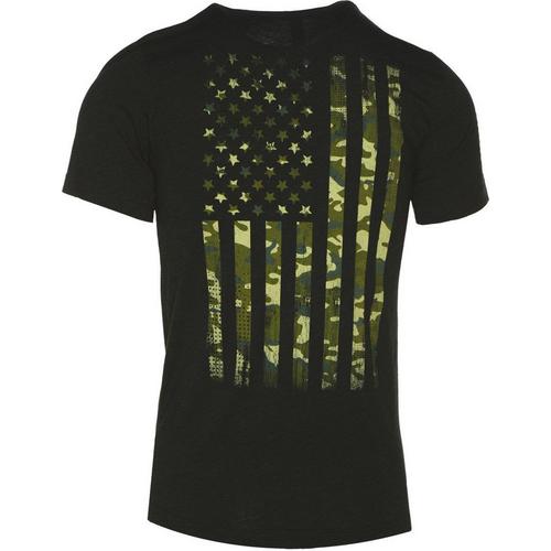 Men's Nine Line Tri-Blend American Camo T-Shirt - Primary Image