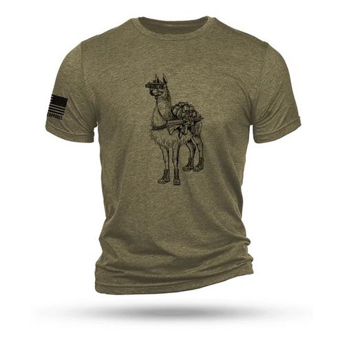 Men's Nine Line Freedom Llama T-Shirt - Primary Image