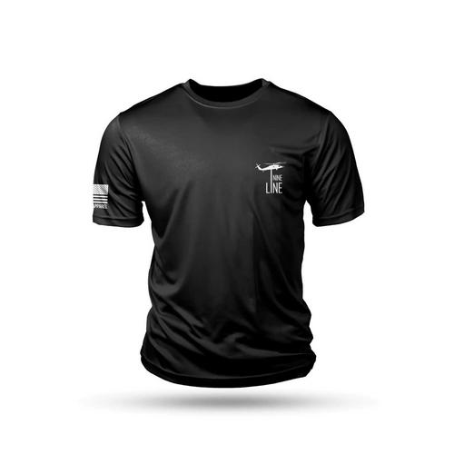 Nine Line American Flag Schematic T-Shirt - Primary Image