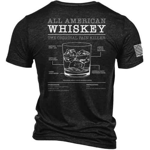Men's Nine Line All American Whiskey T-Shirt - Primary Image