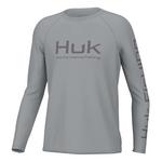 Kids' Huk Pursuit Solid Long Sleeve T-Shirt - Thumbnail 1 of 2