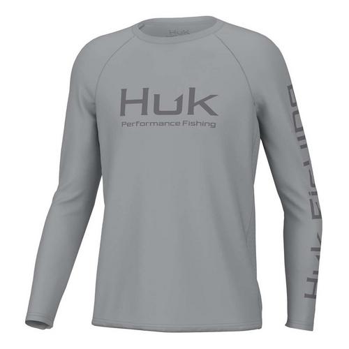 Kids' Huk Pursuit Solid Long Sleeve T-Shirt - Primary Image