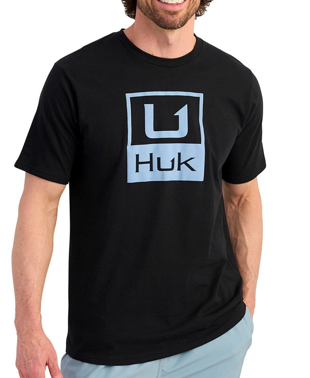 Men's Huk Stacked Logo T-Shirt - Huk