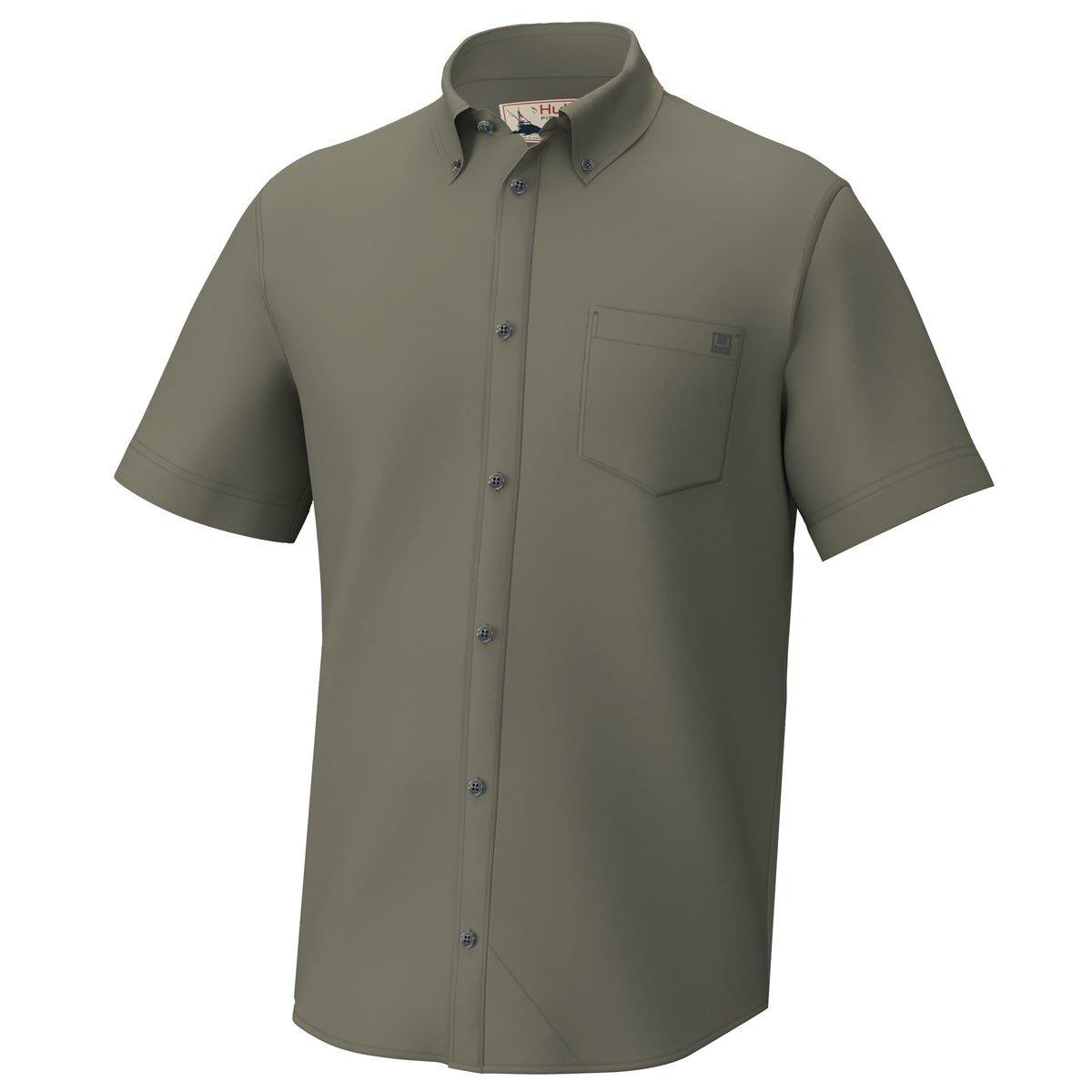 Men's Huk Kona Solid Button Up Shirt - Huk
