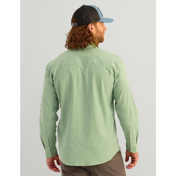 Huk Men's  A1A Long Sleeve Button Up Shirt