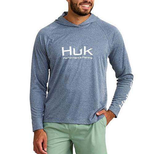 Men's Huk Vented Pursuit Long Sleeve Hooded T-Shirt - Primary Image