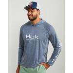 Men's Huk Vented Pursuit Long Sleeve Hooded T-Shirt - Thumbnail 2 of 4