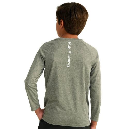 Kids' Huk Pursuit Solid Long Sleeve T-Shirt - Primary Image