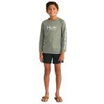 Kids' Huk Pursuit Solid Long Sleeve T-Shirt - Thumbnail 3 of 3