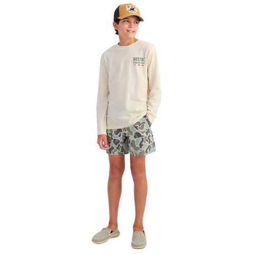 Kids' Huk SC Fish Long Sleeve T-Shirt - Primary Image