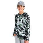 Kids' Huk KC Icon Apex Vert Long Sleeve Hooded T-Shirt - Thumbnail 1 of 3