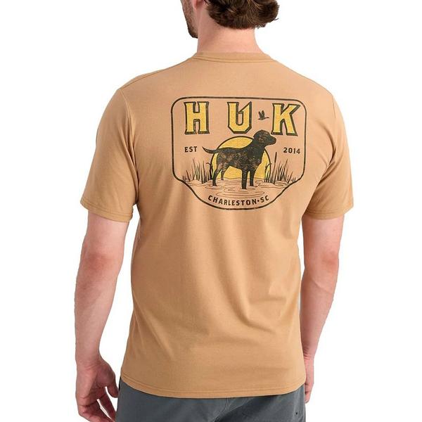 HUK Men's  Lab Patch Pocket T-Shirt