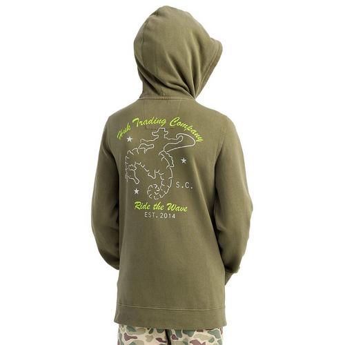 Kids' Huk Sea Horse Fleece Hoodie - Primary Image