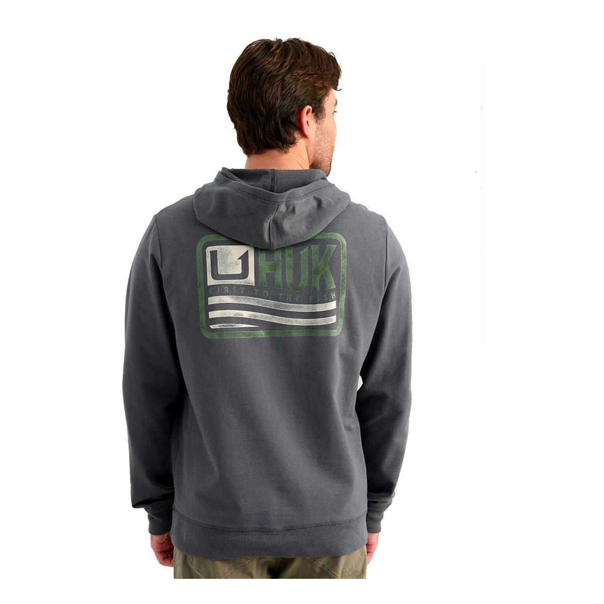 Men's Huk Edisto Born Wave Terry Hoodie - Huk