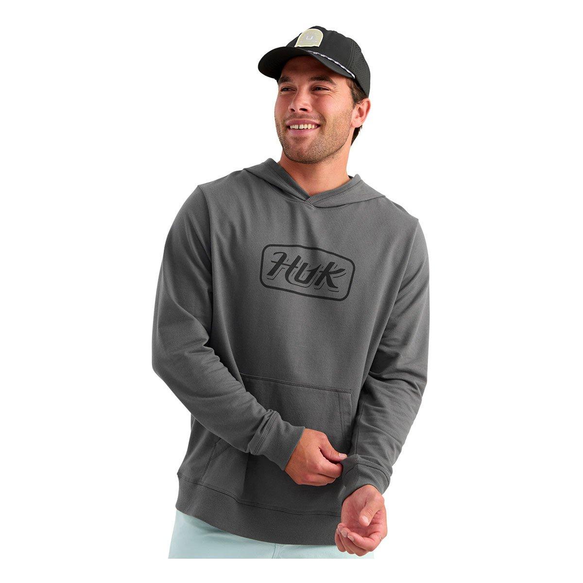 Men's Huk Edisto Script Terry Hoodie - Huk