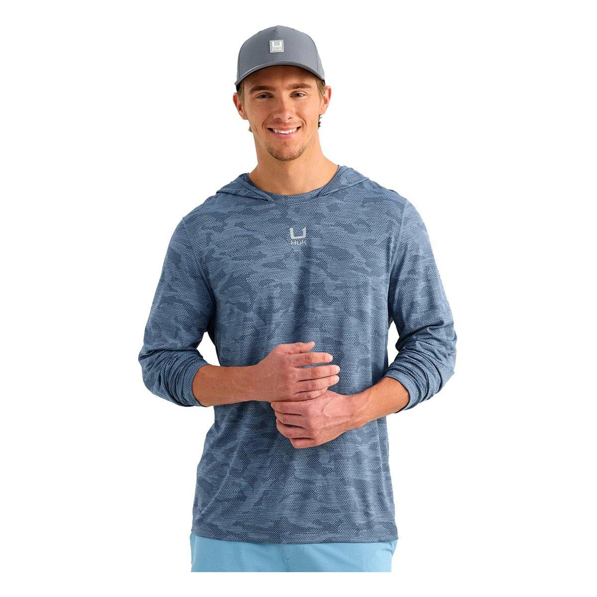 Men's Huk A1A Pro Long Sleeve Hooded T-Shirt - Huk