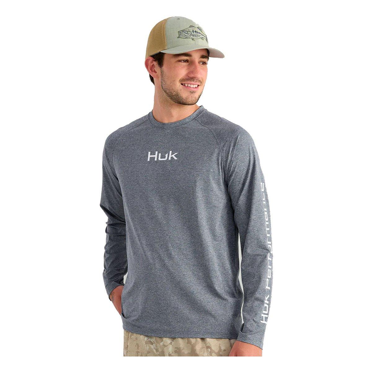 Men's Huk Airweight Long Sleeve T-Shirt - Huk