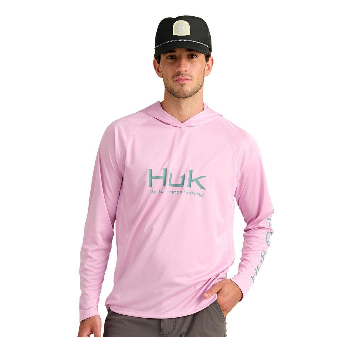 Men's Huk Vented Pursuit Long Sleeve Hooded T-Shirt - Huk