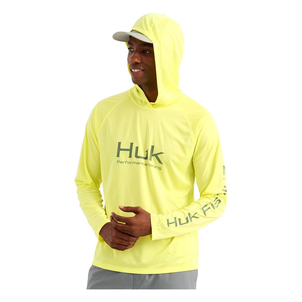 Men's Huk Vented Pursuit Long Sleeve Hooded T-Shirt - Huk