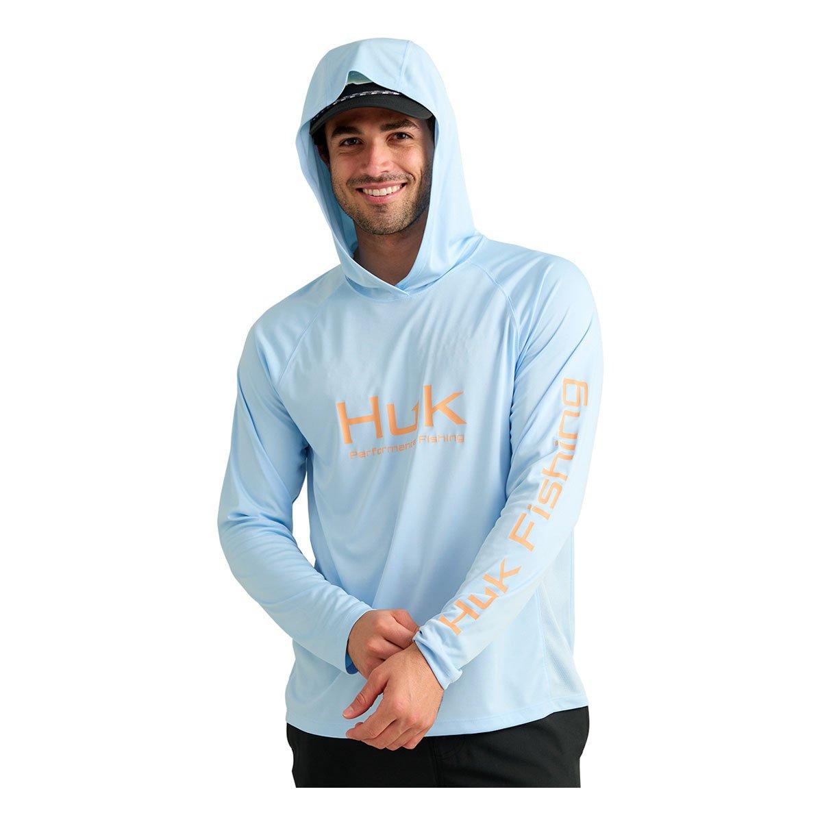 Men's Huk Vented Pursuit Long Sleeve Hooded T-Shirt - Huk