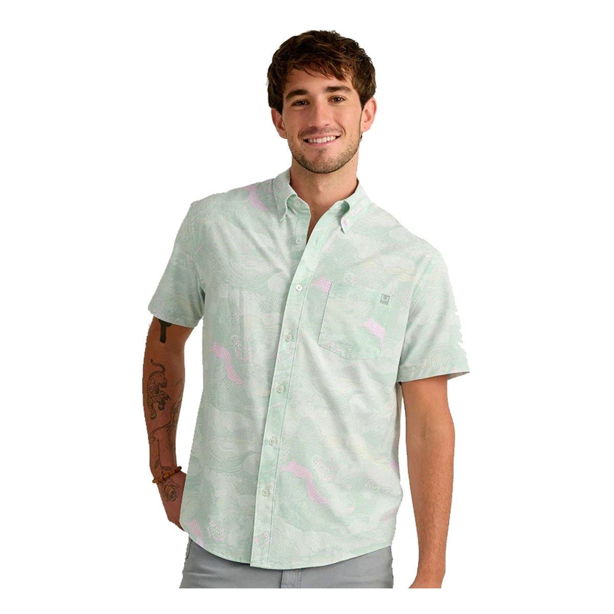 Men's Huk Kona Button Up Shirt - Huk
