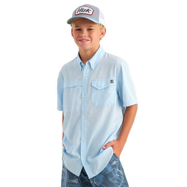 Kids' Huk Tide Point Button Up Shirt