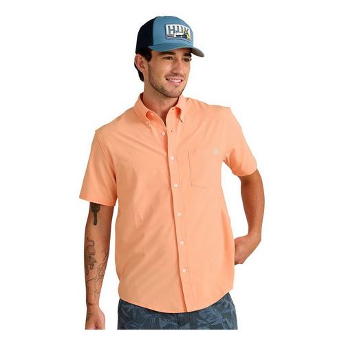 Men's Huk Kona Solid Button Up Shirt - Primary Image