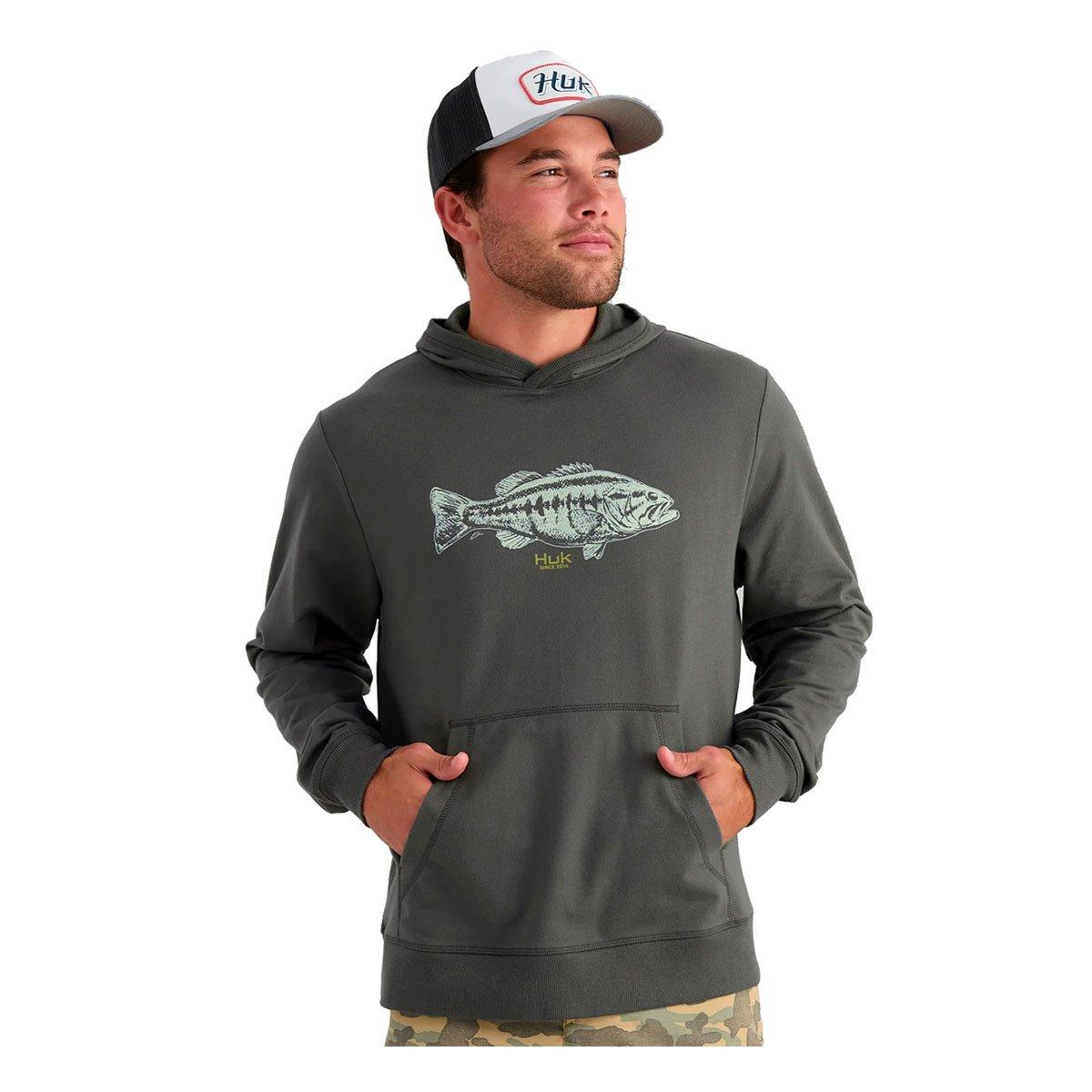 Men's Huk Edisto KC Back To Basics Terry Hoodie - Huk