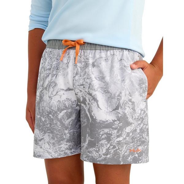 Boys' Huk Mossy Oak Pursuit Swim Shorts