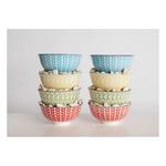 Creative Co-Op 2 1/4" Hand-Stamped Stoneware Bowl (Styles May Vary) - Thumbnail 3 of 3