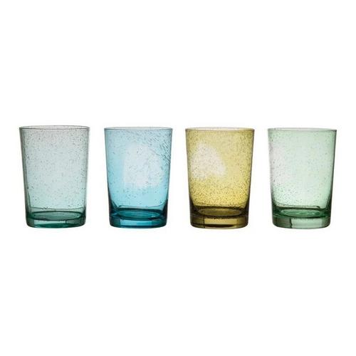 Creative Co-Op Bubble Drinking Glass (Colors May Vary) - Primary Image