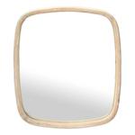 Creative Co-Op Rounded Edge Wood Framed Wall Mirror - Thumbnail 1 of 7