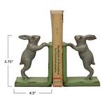 Creative Co-Op Cast Iron Rabbit Bookends - Thumbnail 3 of 3