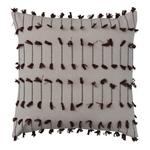 Creative Co-Op Cotton Dhurrie Pillow w/ Woven Tassels - Thumbnail 1 of 3