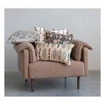 Creative Co-Op Cotton Dhurrie Pillow w/ Woven Tassels - Thumbnail 3 of 3