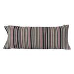 Creative Co-Op Woven Cotton Blend Lumbar Pillow w/ Stripes - Thumbnail 1 of 6