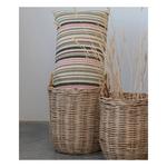 Creative Co-Op Woven Cotton Blend Lumbar Pillow w/ Stripes - Thumbnail 6 of 6