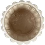 Creative Co-Op Stoneware Canister w/ Raised Dots & Acacia Wood Lid - Thumbnail 2 of 7