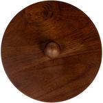 Creative Co-Op Stoneware Canister w/ Raised Dots & Acacia Wood Lid - Thumbnail 5 of 7