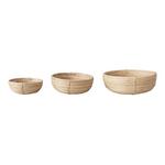 Creative Co-Op Hand-Woven Rattan Bowls - Thumbnail 1 of 4