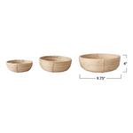 Creative Co-Op Hand-Woven Rattan Bowls - Thumbnail 3 of 4