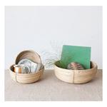 Creative Co-Op Hand-Woven Rattan Bowls - Thumbnail 4 of 4