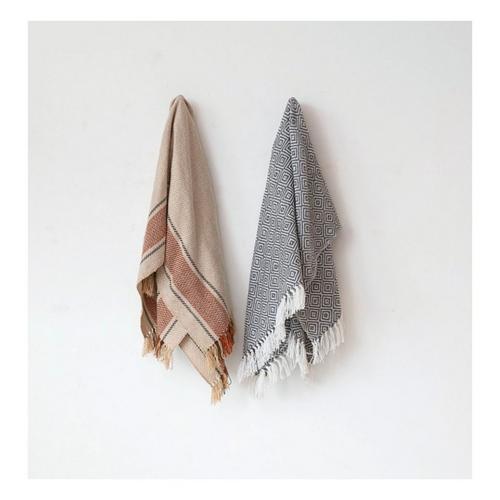 Creative Co-Op Hand-Woven Recycled PET Indoor/Outdoor Throw - Primary Image